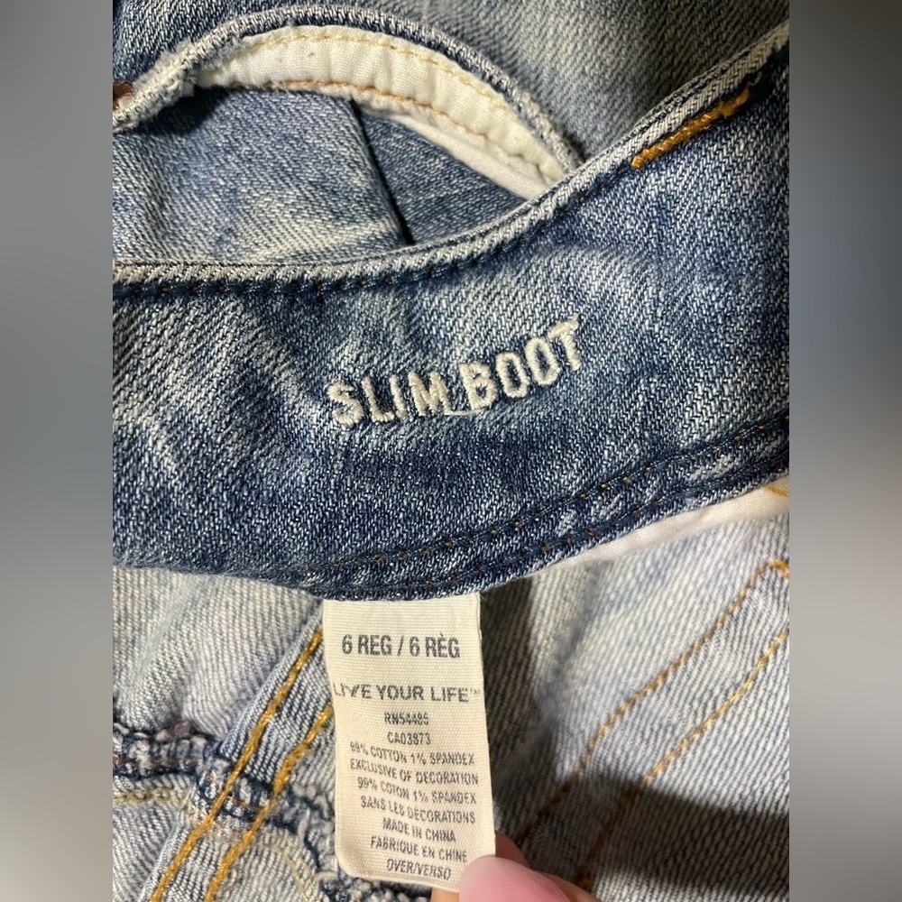 Restored by Design Upcycled American Eagle Jeans – One of a Kind Artisan Denim - Picture 13 of 13